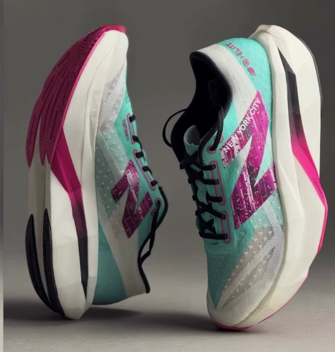 New Balance FuelCell SuperComp NYC Marathon 2024 Branco Azul