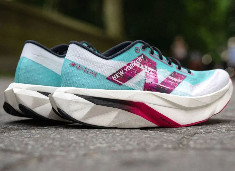 New Balance FuelCell SuperComp NYC Marathon 2024 Branco Azul