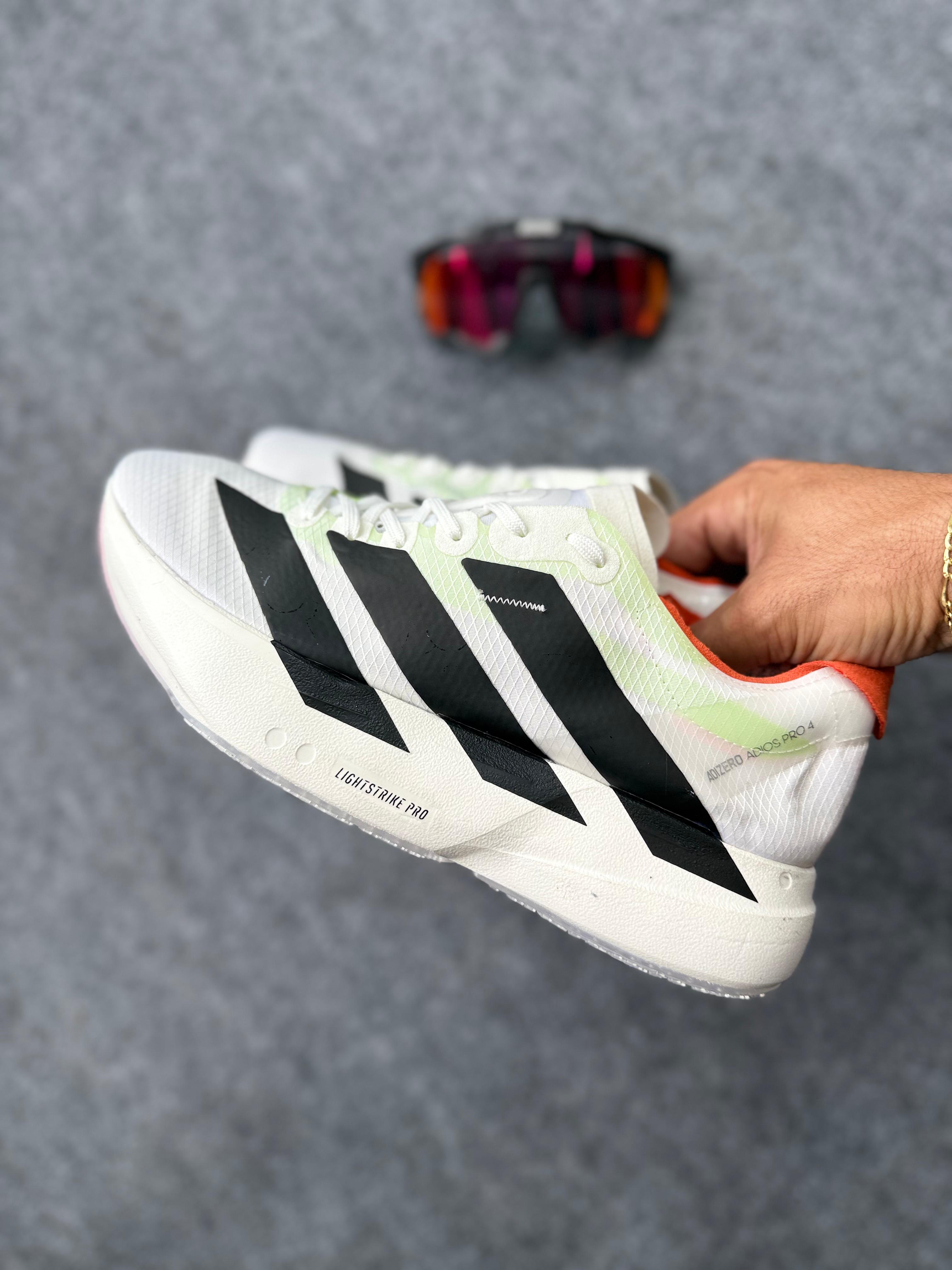 Adidas Adizero Adios Pro 4 Branco Preto Verde