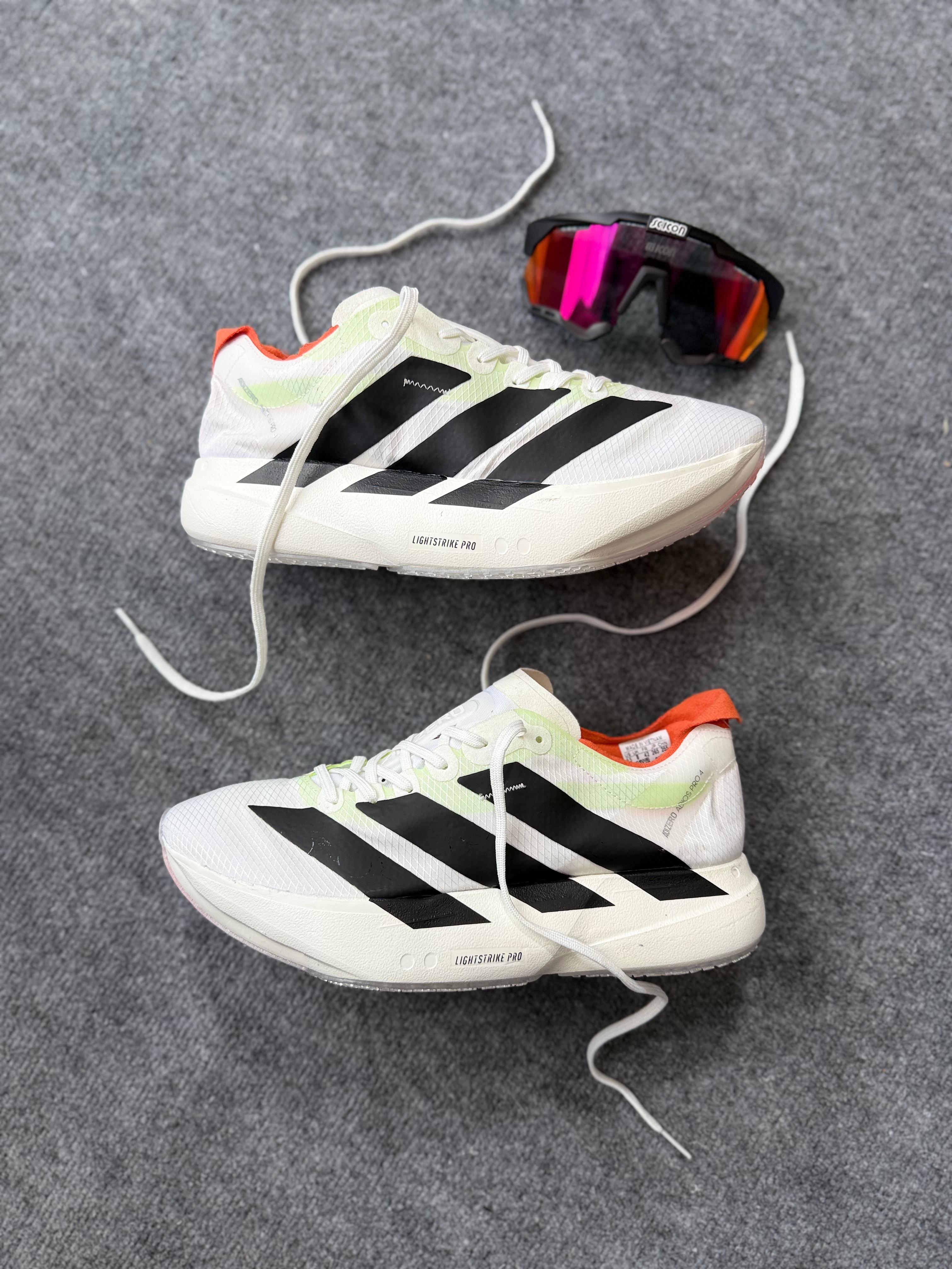 Adidas Adizero Adios Pro 4 Branco Preto Verde