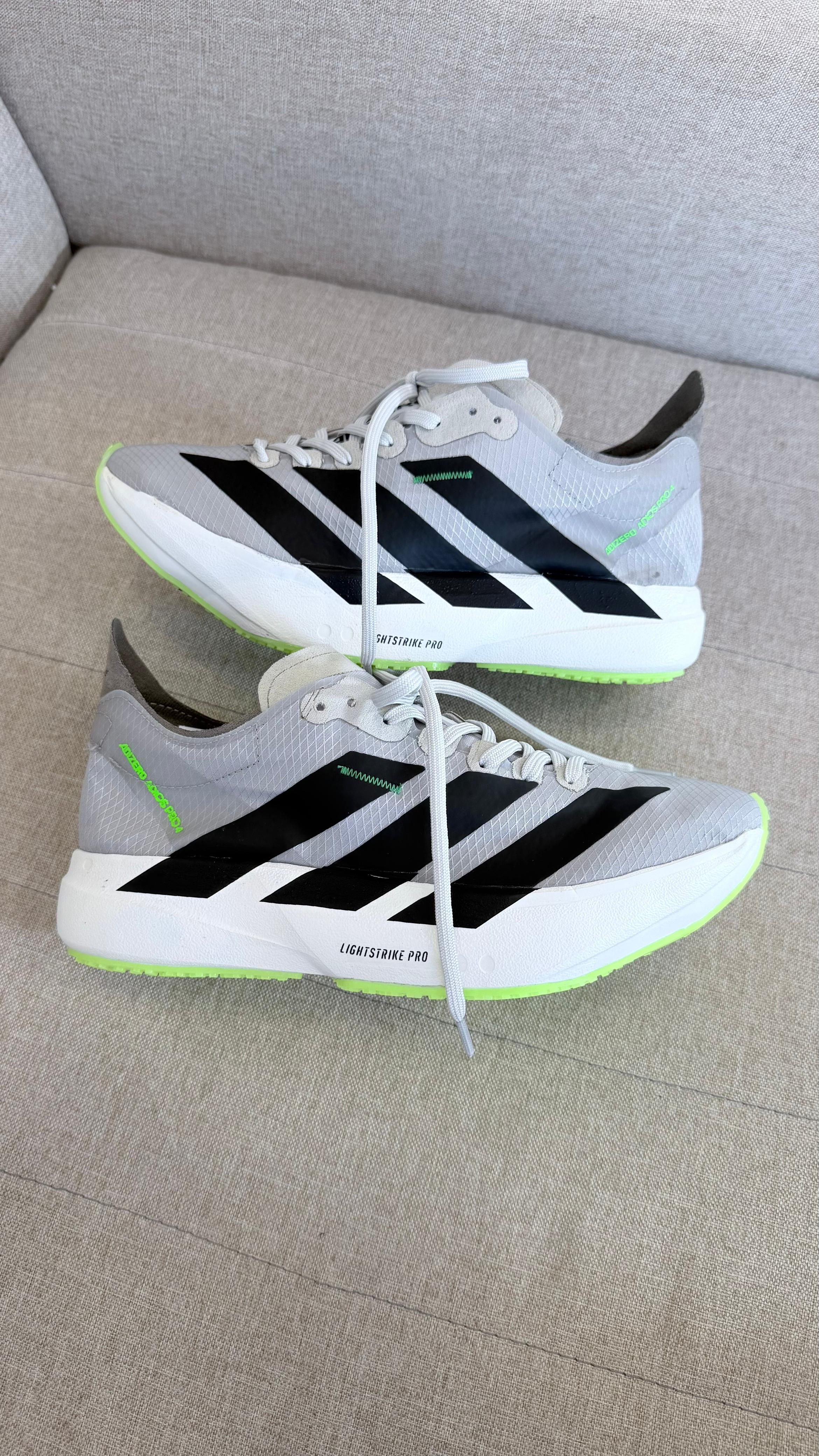 Adidas Adizero Adios Pro 4 Cinza Verde