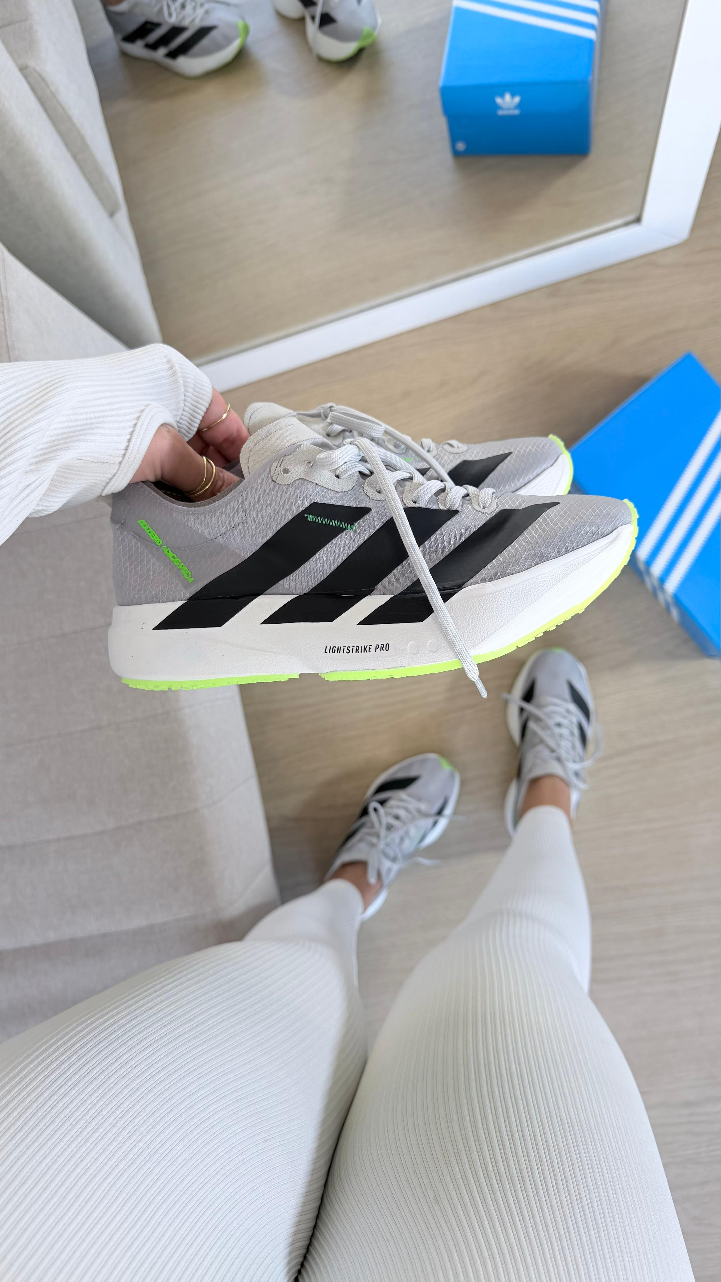 Adidas Adizero Adios Pro 4 Cinza Verde