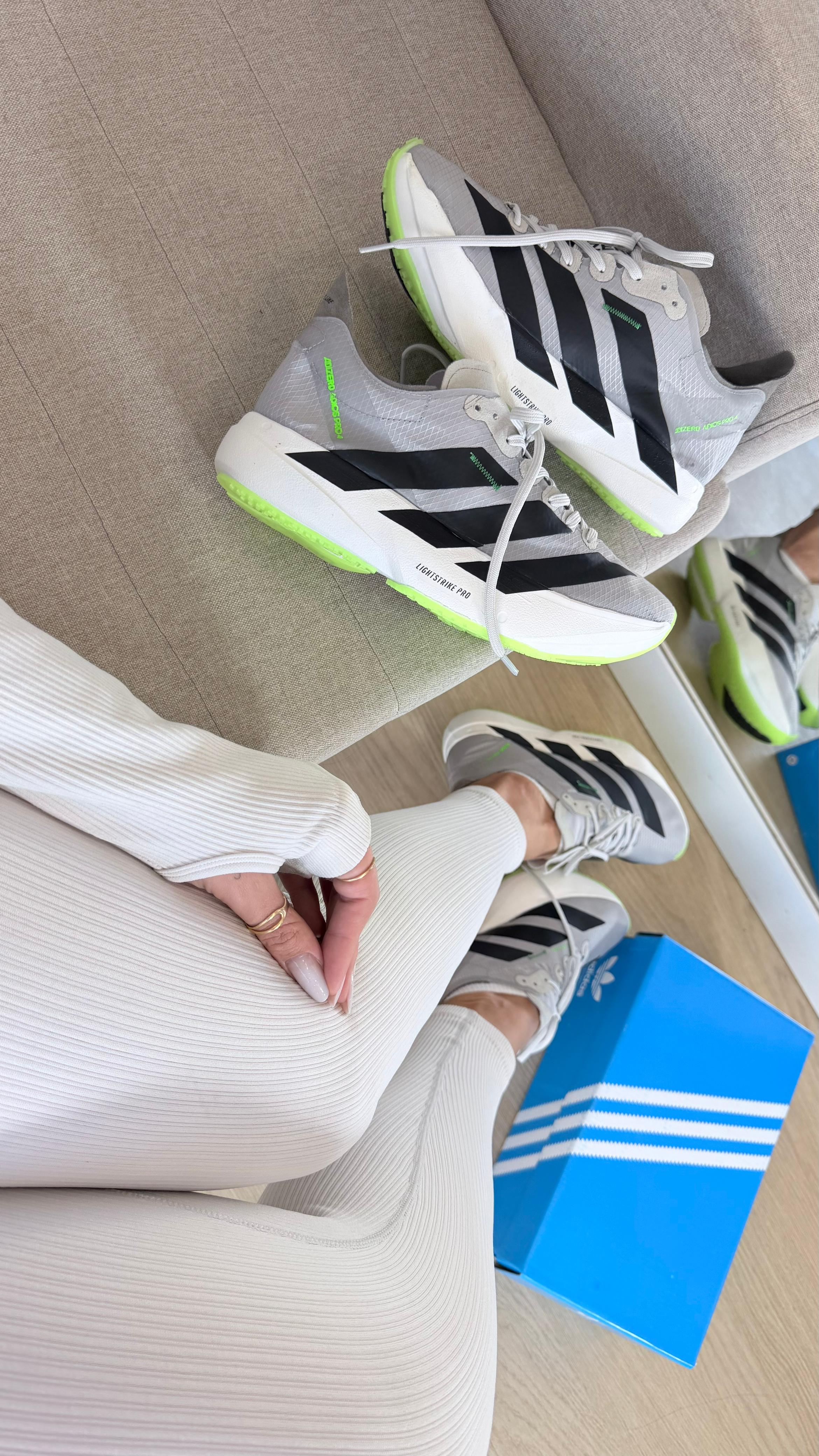 Adidas Adizero Adios Pro 4 Cinza Verde