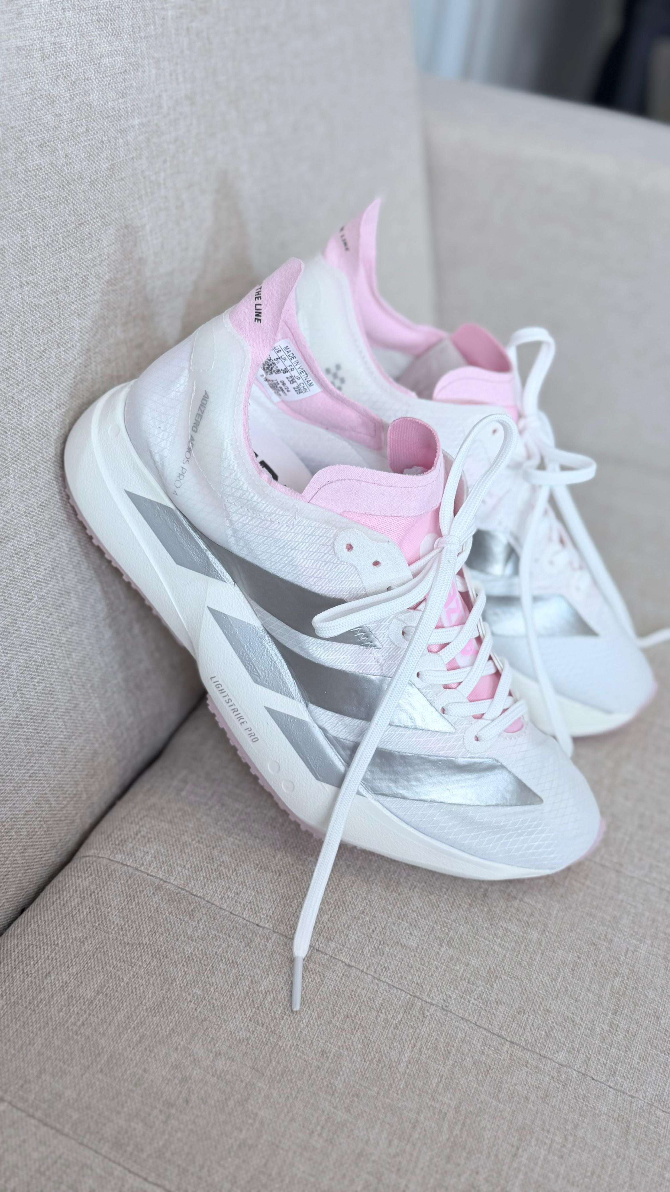 Adidas Adizero Adios Pro 3 Branco Rosa