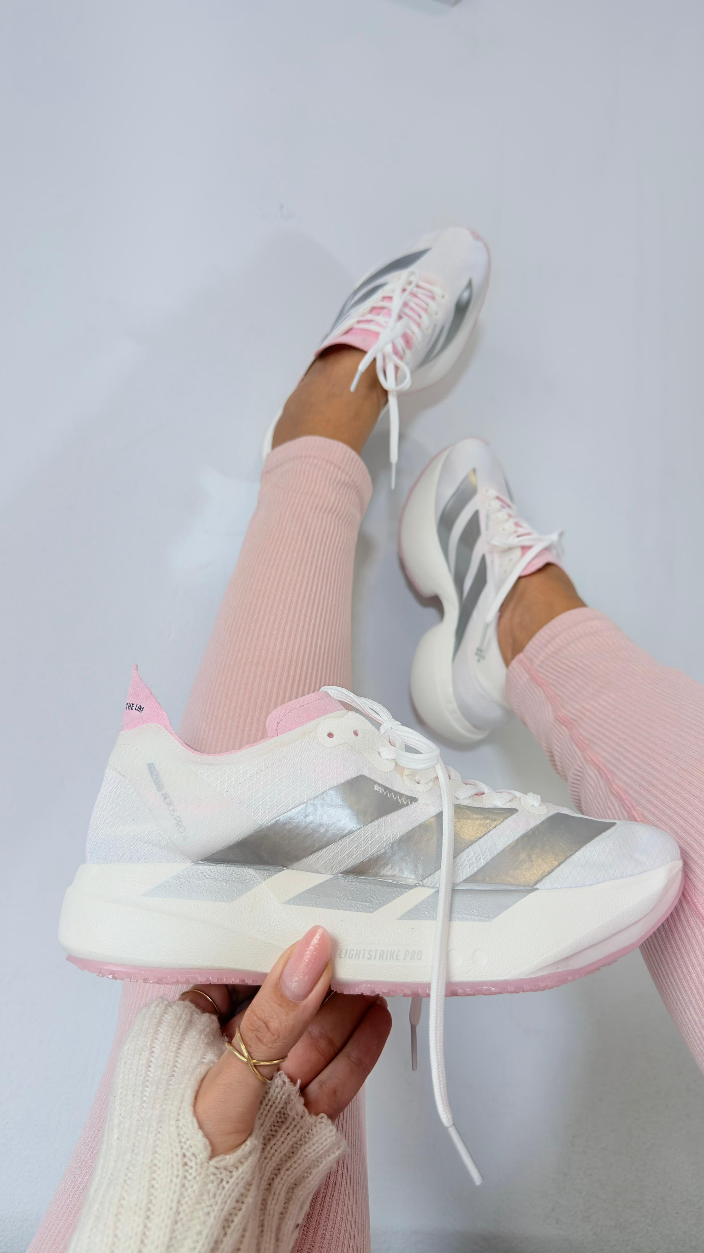 Adidas Adizero Adios Pro 3 Branco Rosa