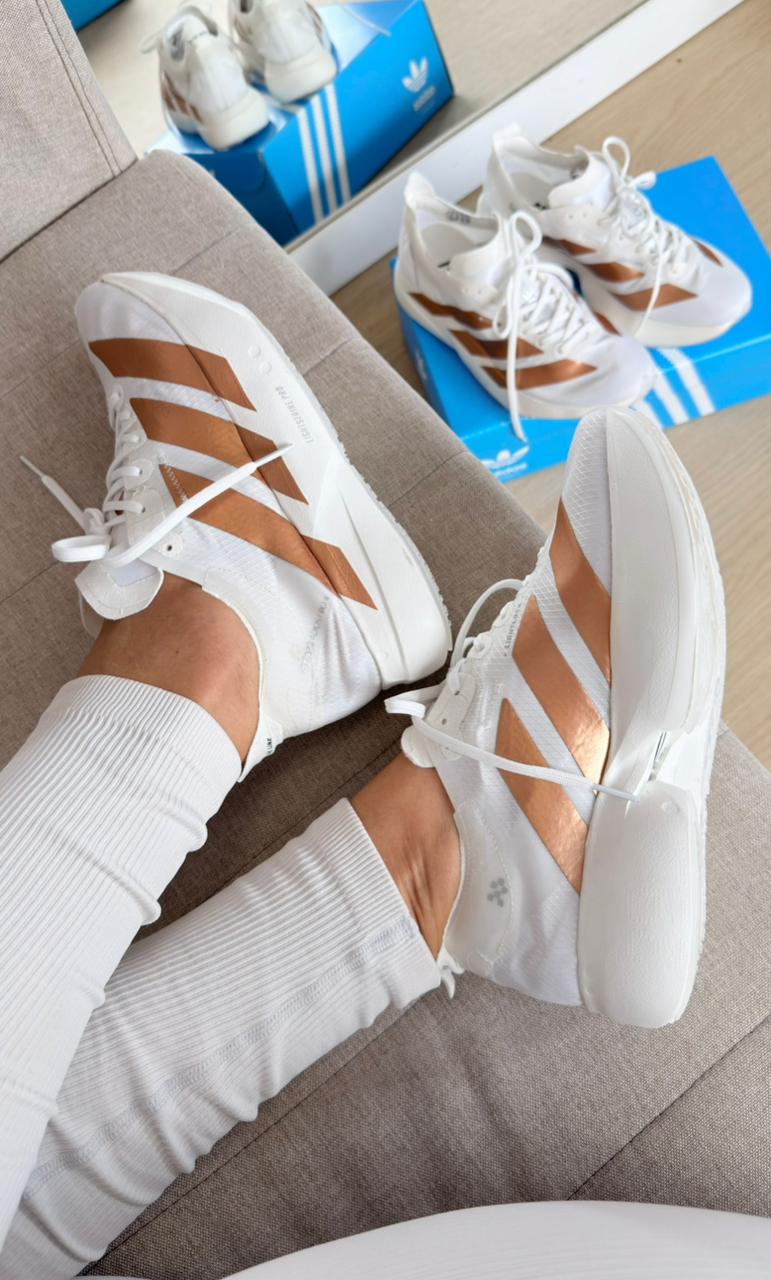 Adidas Adizero Adios Pro 4 Branco Bronze