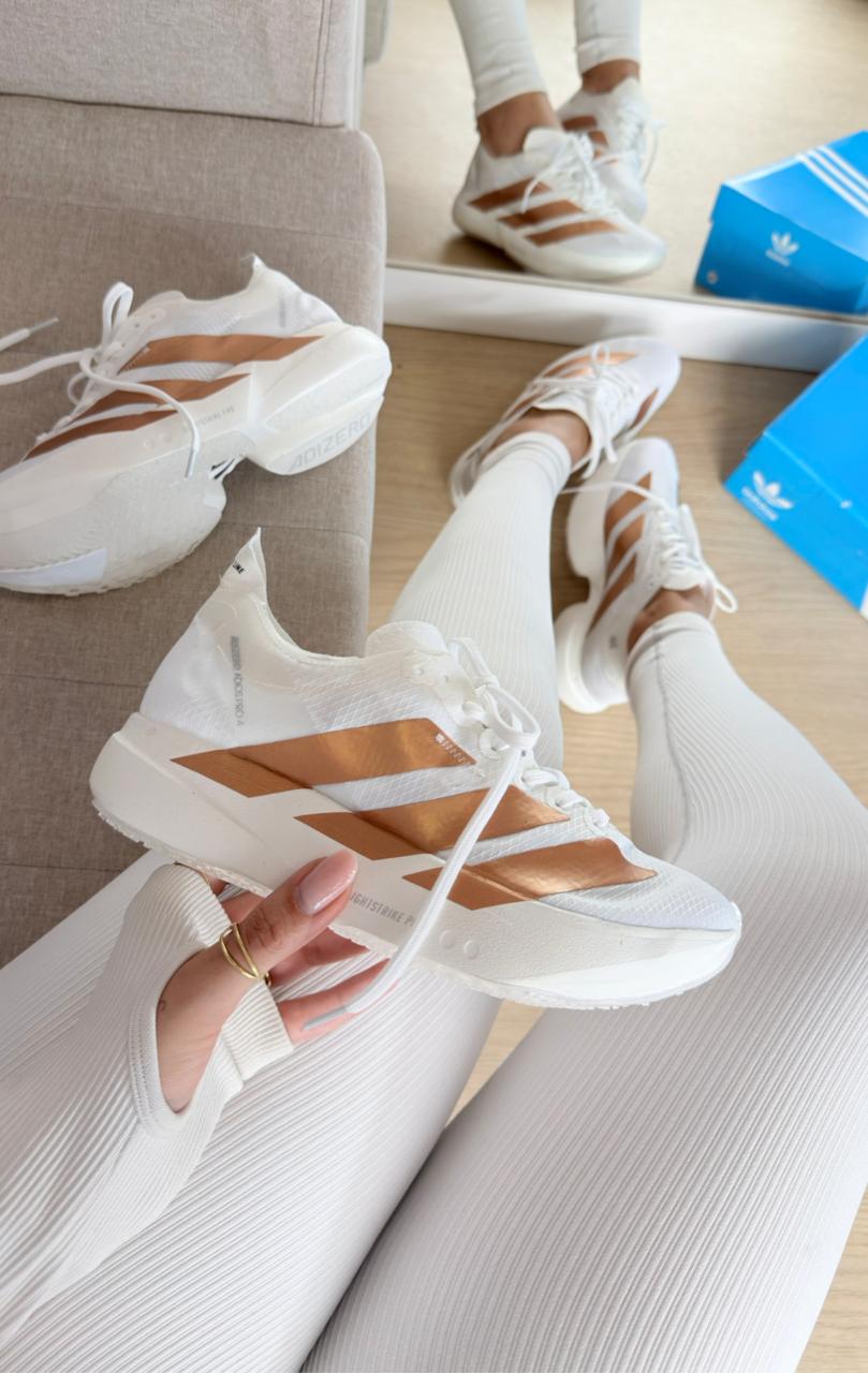 Adidas Adizero Adios Pro 4 Branco Bronze