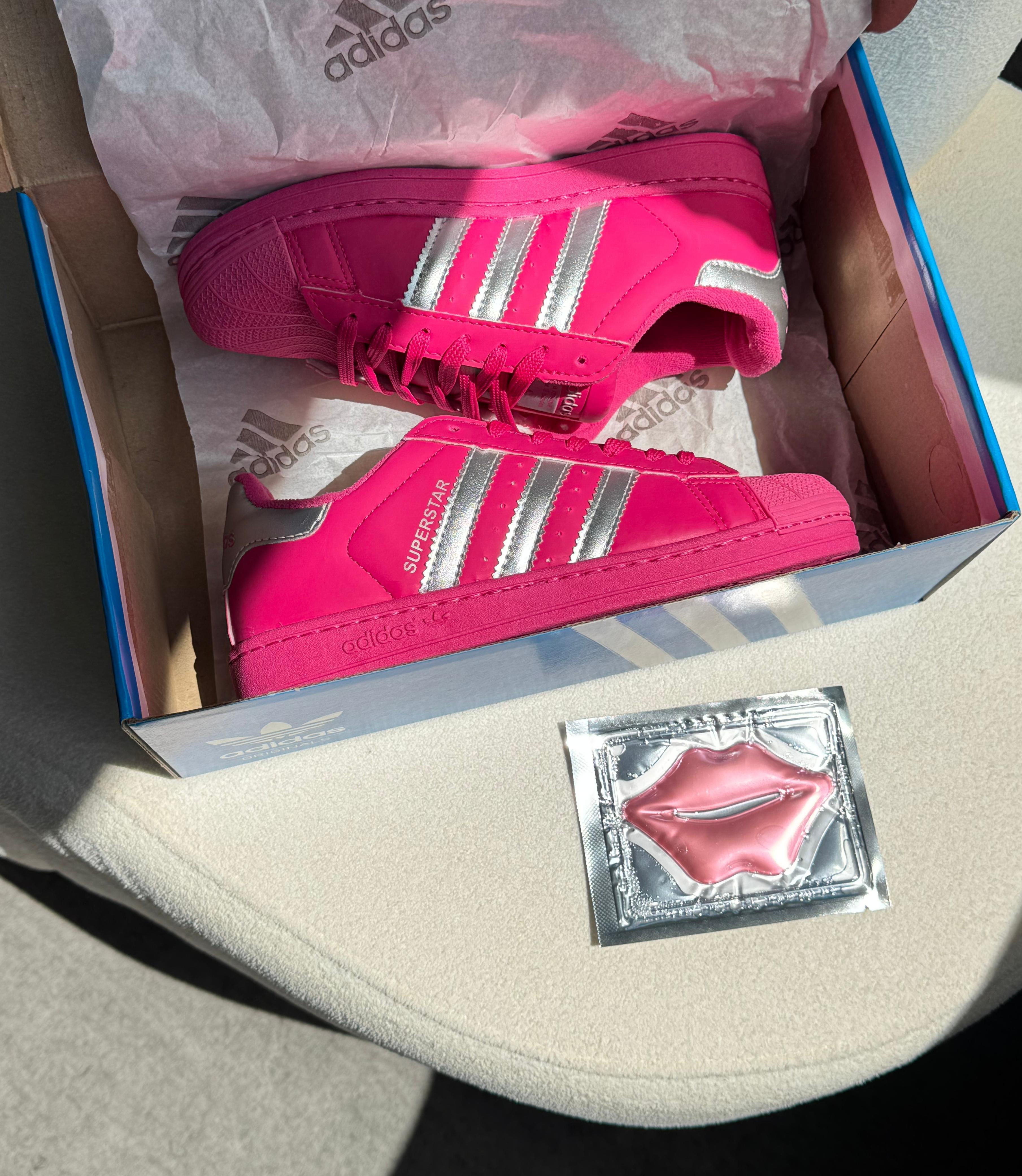 Adidas Superstar Boca Rosa Pink Prata