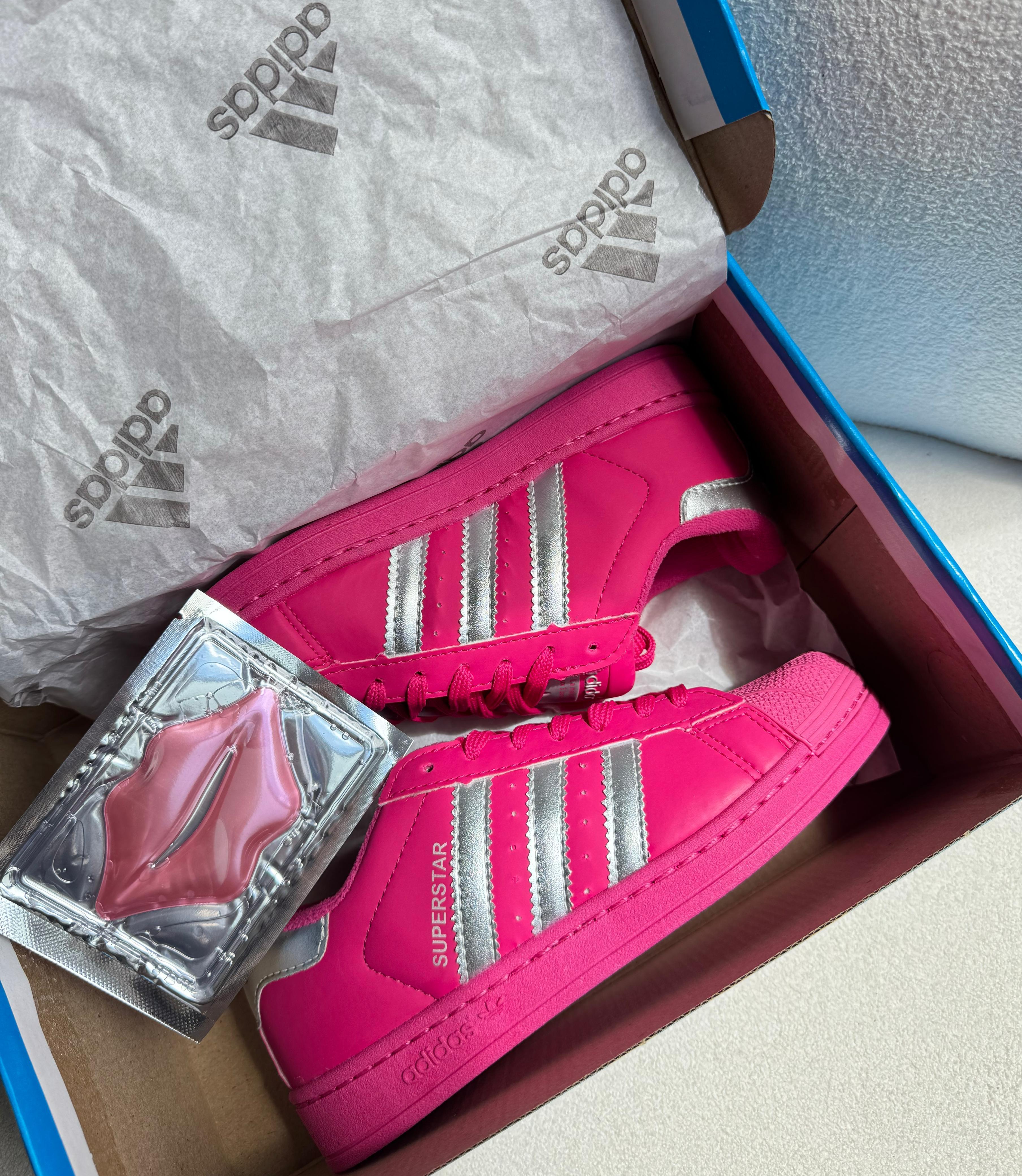 Adidas Superstar Boca Rosa Pink Prata