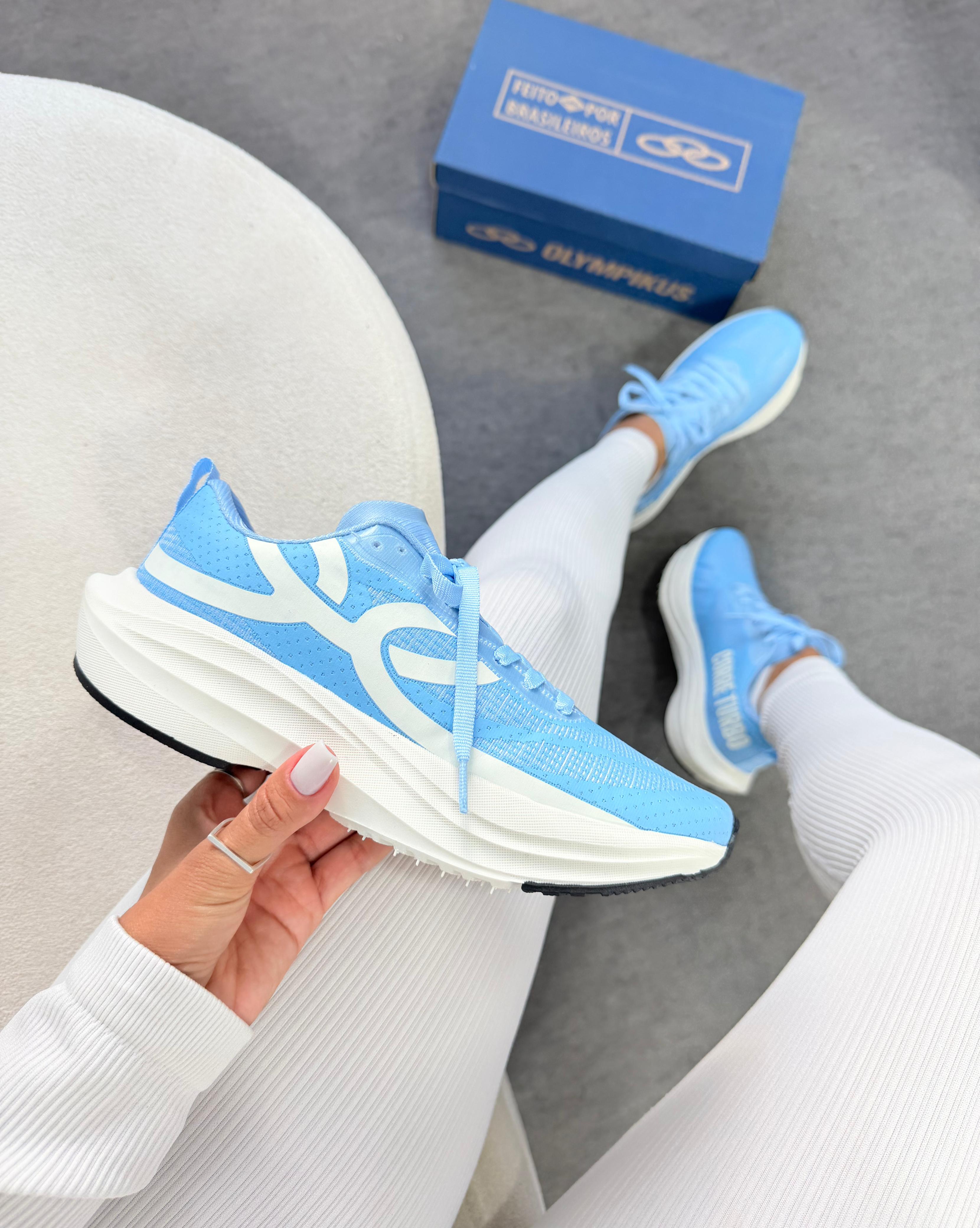 Olympikus Corre Turbo Azul Branco