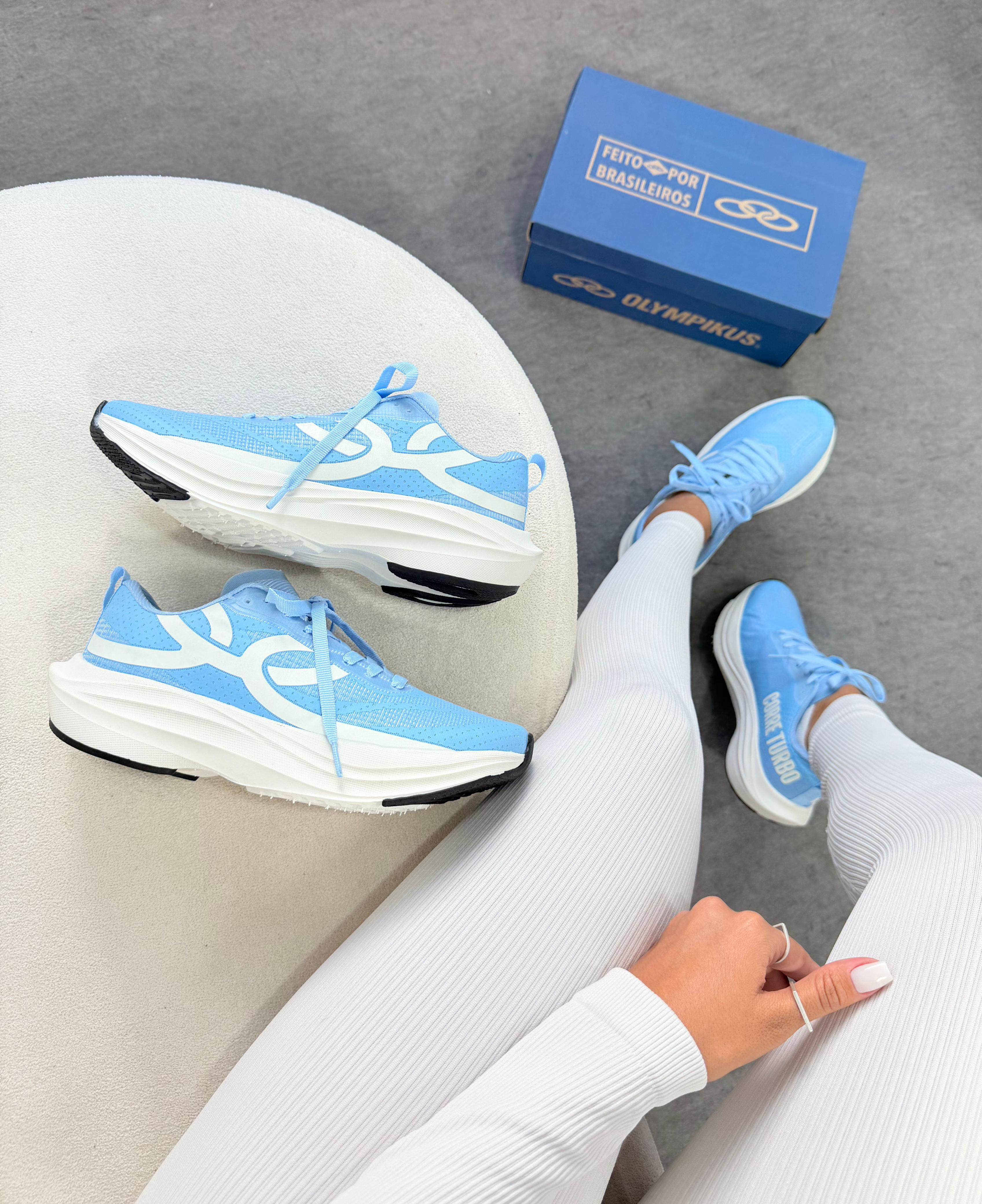 Olympikus Corre Turbo Azul Branco