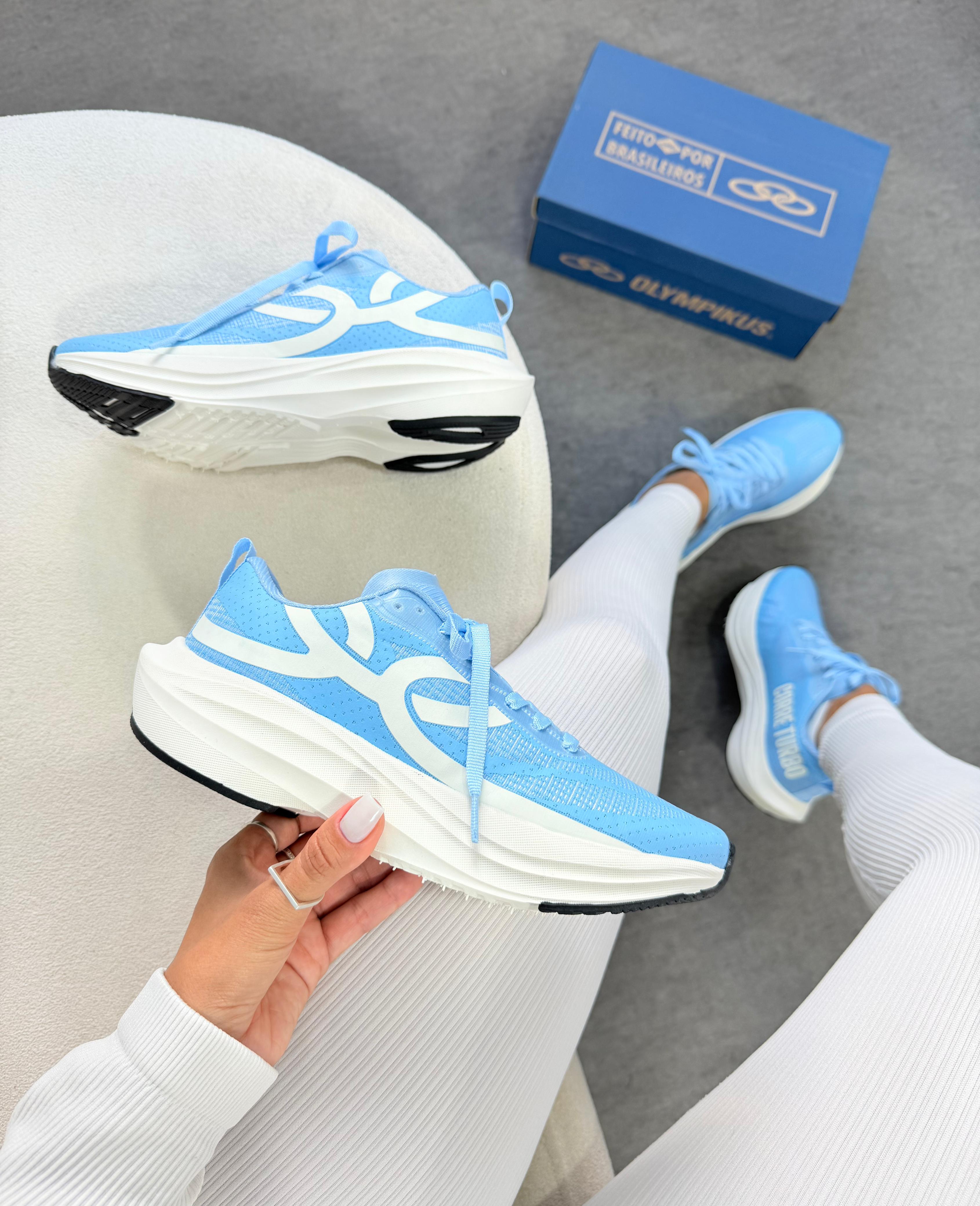 Olympikus Corre Turbo Azul Branco