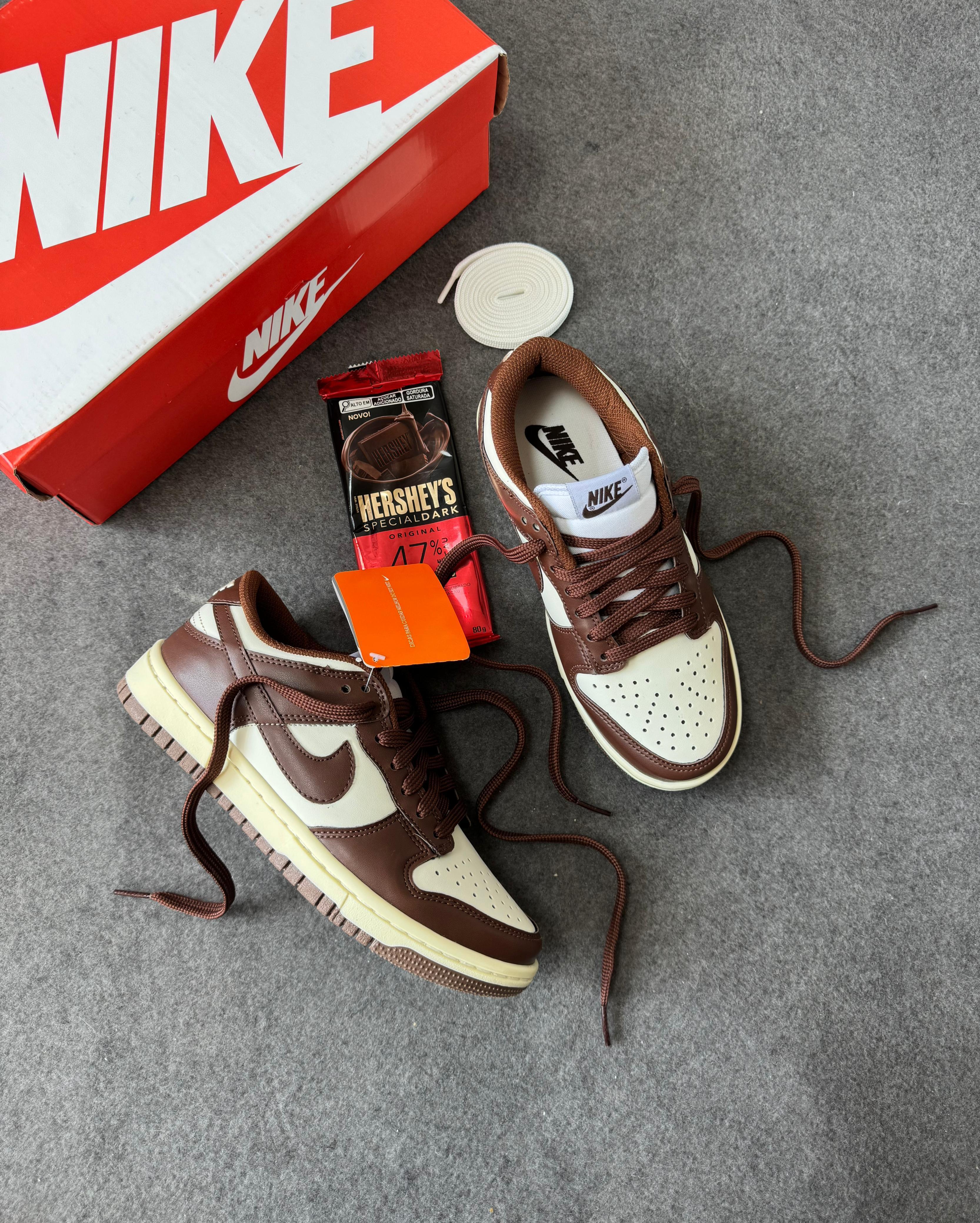 Nike SB Dunk Low Chocolate Off White