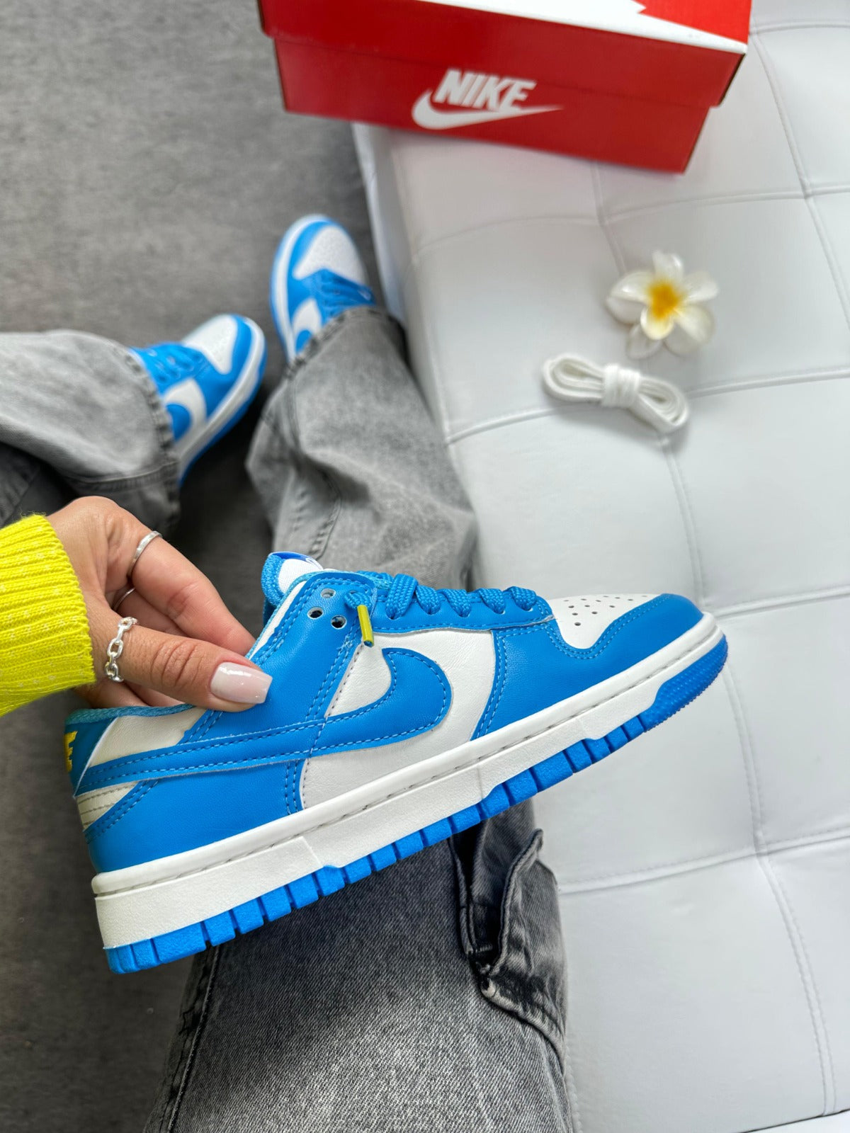 Nike SB Dunk Low Azul Celeste Branco