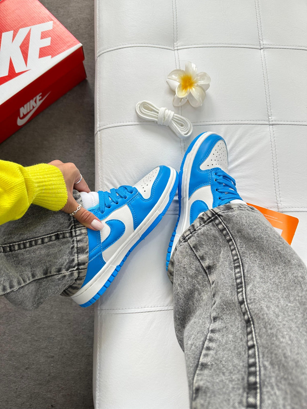 Nike SB Dunk Low Azul Celeste Branco