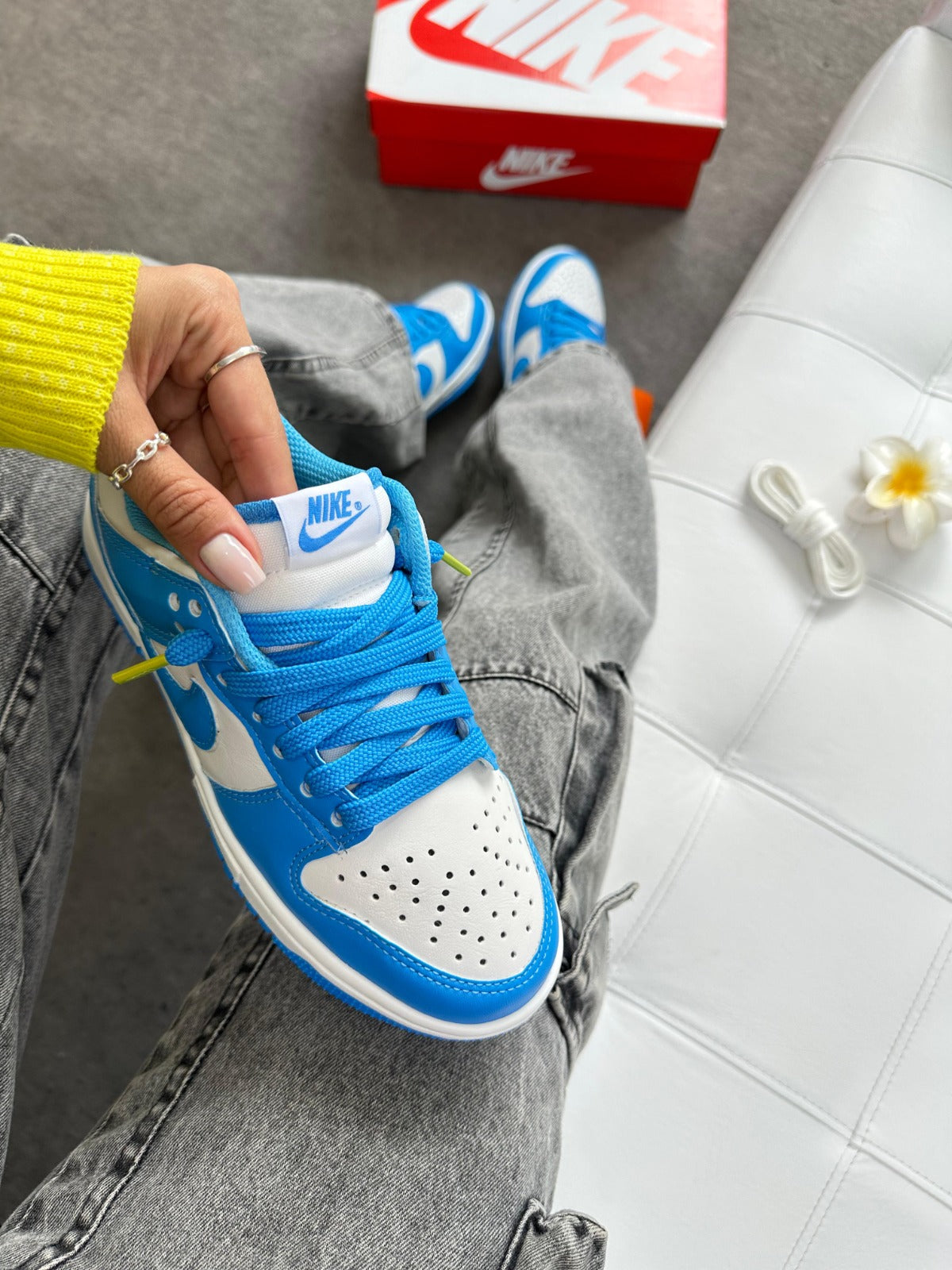 Nike SB Dunk Low Azul Celeste Branco