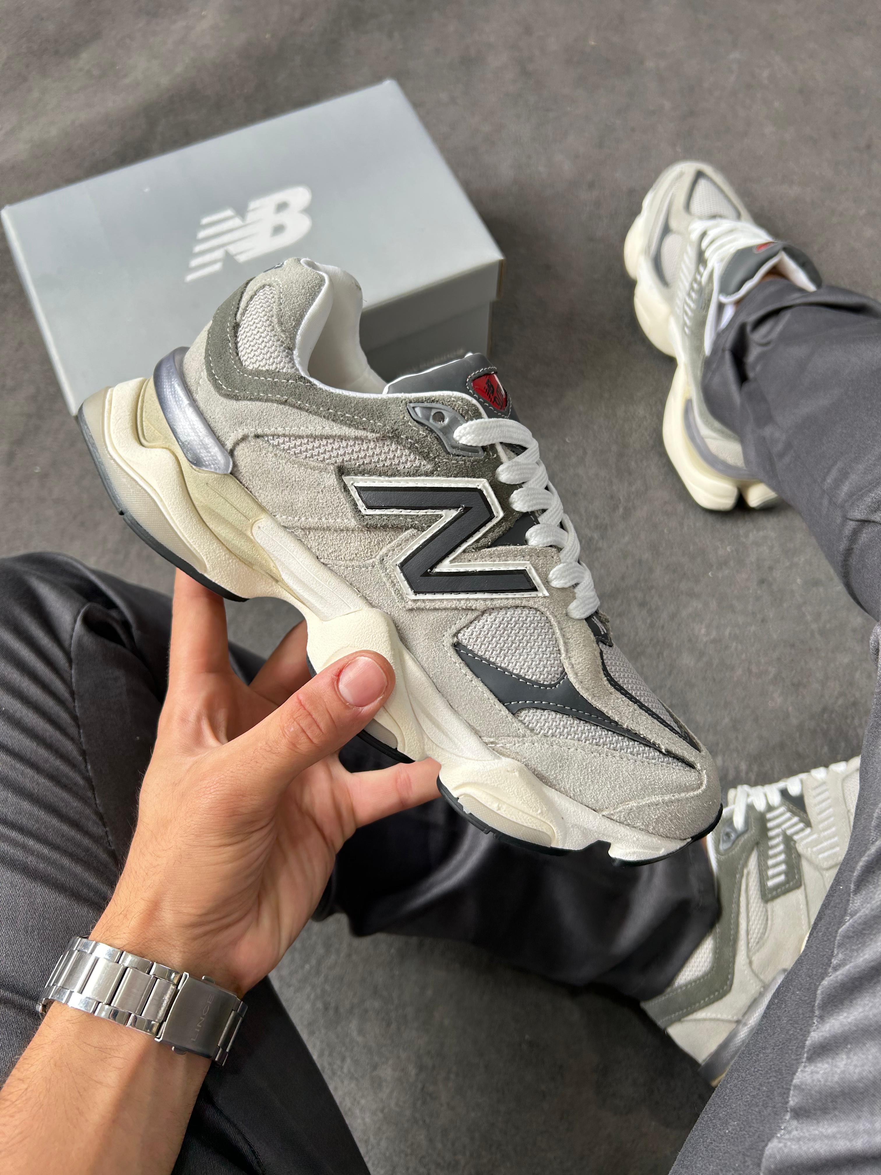 New Balance 9060 Cinza Caqui