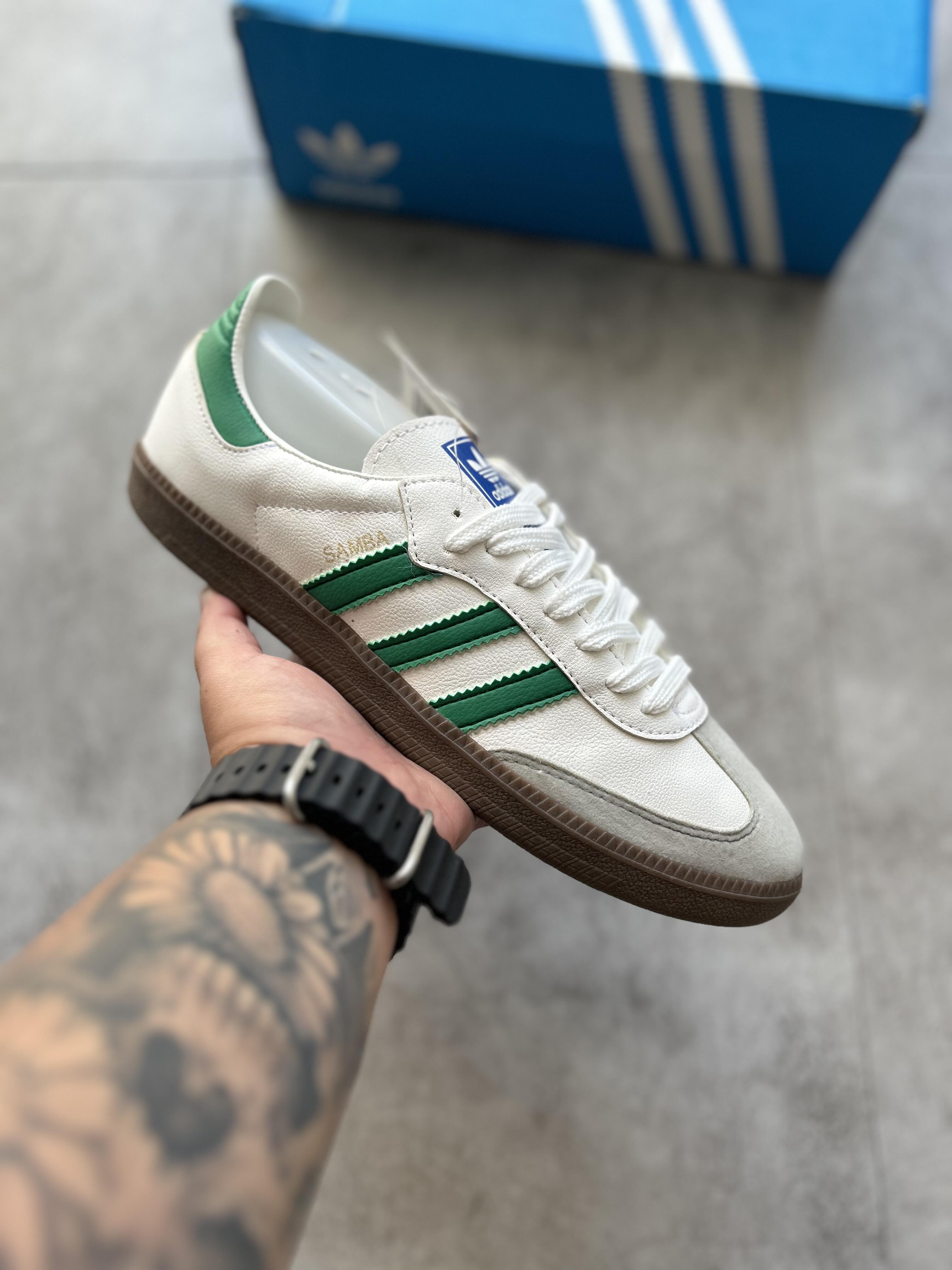 Adidas Samba OG -  White/Green