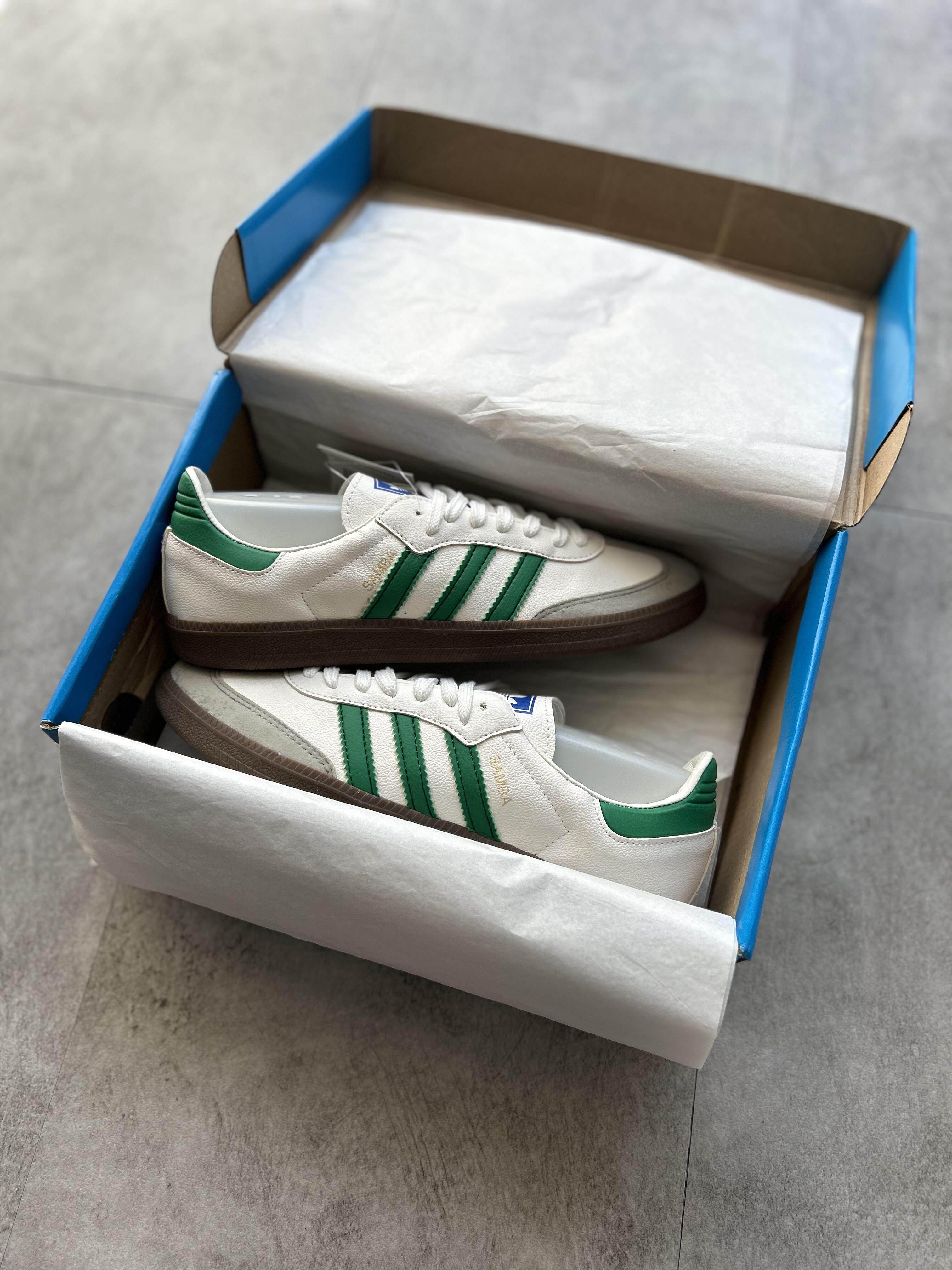 Adidas Samba OG -  White/Green