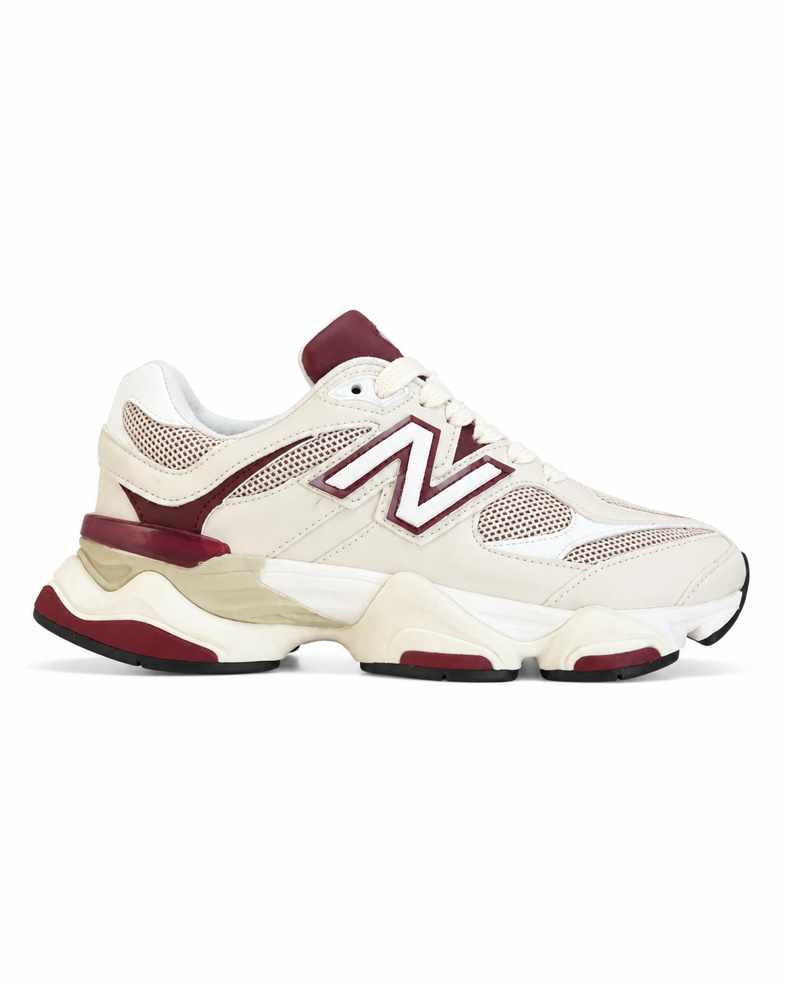 New Balance 9060 - Sea Salt/Burgundy